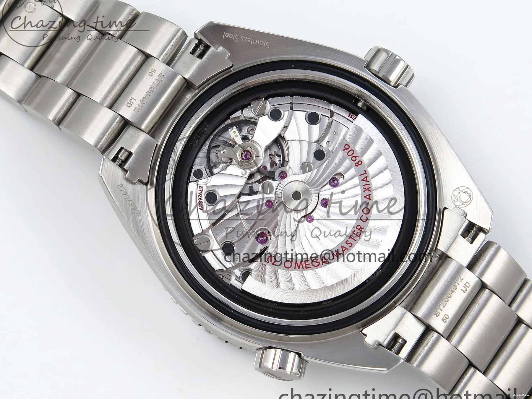 1224 Planet Ocean 600M ‘Tai Chi’ GMT 43.5mm VSF 1:1 Best Edition Black White Ceramic Bezel and Dial on SS Bracelet A8906 Super Clone Durable 7732